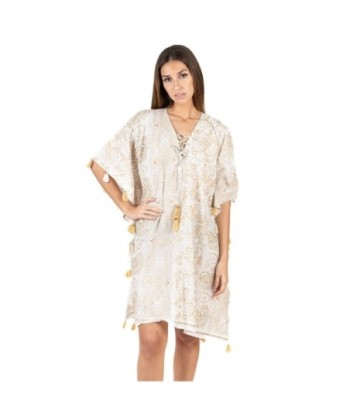 Isla Bonita Moda By SIGRIS - Kaftan de Moda Mujer para Vestir Elegante y Sofisticada