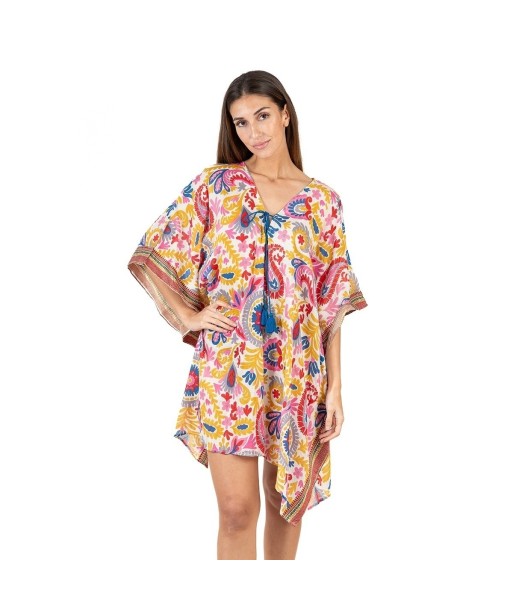 Isla Bonita Moda By SIGRIS - Kaftan de Moda Mujer para Vestir Elegante y Sofisticada
