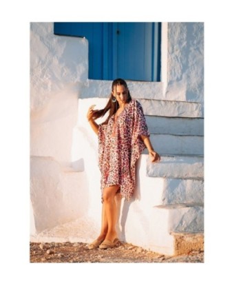 Isla Bonita Moda By SIGRIS - Poncho de Algodón 100% para Mujer