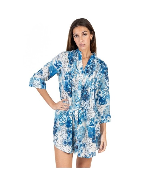 Isla Bonita Moda By SIGRIS - Camisa de Mujer Manga Larga, Elegante y Versátil