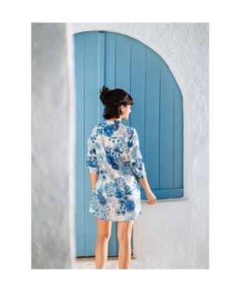 Isla Bonita Moda By SIGRIS - Camisa de Algodón 100% para Mujer, Manga Larga, Estilo Elegante y Versátil