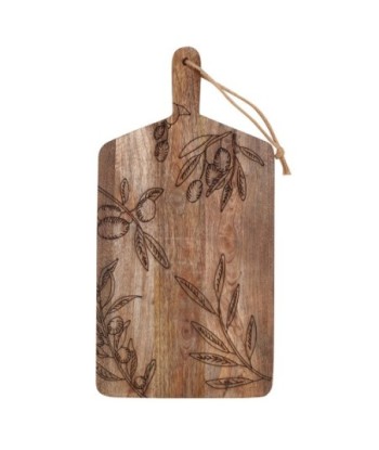 Tabla Cortar Aceitunas de Madera Ideal para Preparar Tapas y Aperitivos en Casa, Utensilio de Cocina Práctico