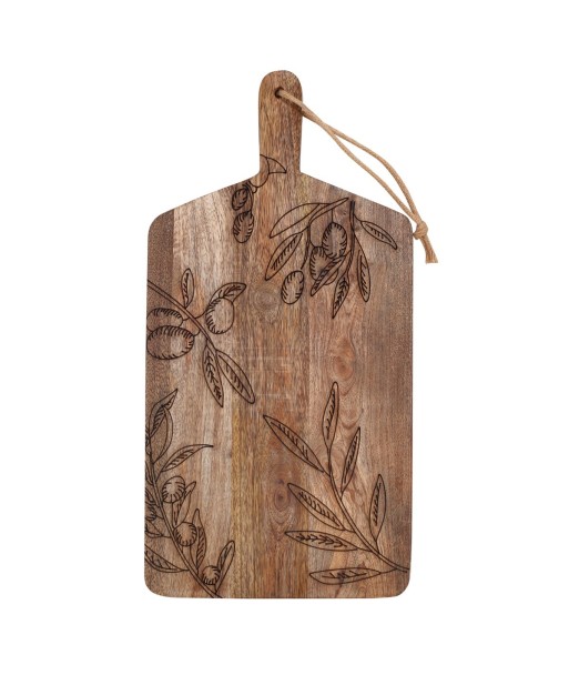 Tabla Cortar Aceitunas de Madera Ideal para Preparar Tapas y Aperitivos en Casa, Utensilio de Cocina Práctico