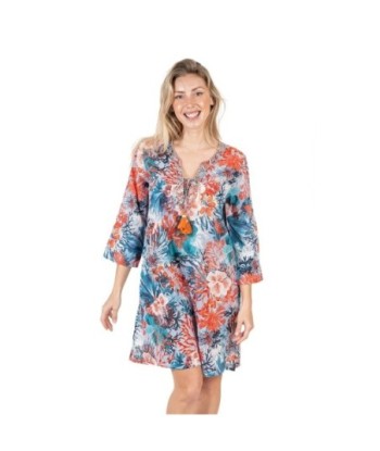 Isla Bonita Moda By SIGRIS - Kurta de Algodón 100% para Mujer