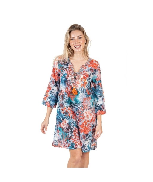Isla Bonita Moda By SIGRIS - Kurta de Algodón 100% para Mujer