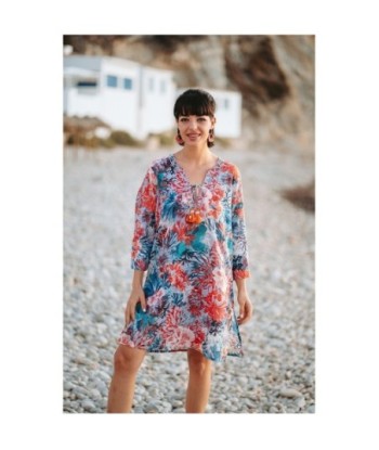 Isla Bonita Moda By SIGRIS - Kurta de Algodón 100% para Mujer