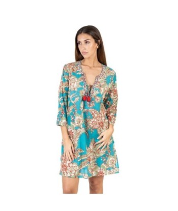 Isla Bonita Moda By SIGRIS - Kurta de Algodón 100% para Mujer