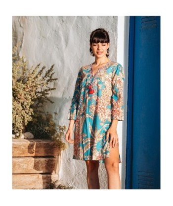 Isla Bonita Moda By SIGRIS - Kurta de Algodón 100% para Mujer