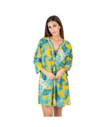 Isla Bonita Moda By SIGRIS - Vestido Corto de Moda Mujer para Todas las Ocasiones