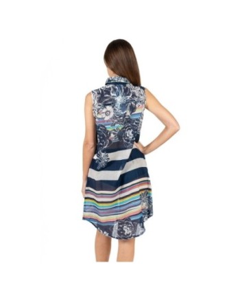 Isla Bonita Moda By SIGRIS - Vestido Corto de Moda Mujer para Todas las Ocasiones