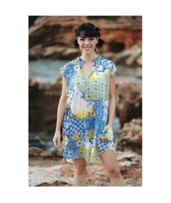 Isla Bonita Moda By SIGRIS - Vestido Corto de Moda Mujer | Vestido Fiesta Mujer Elegante