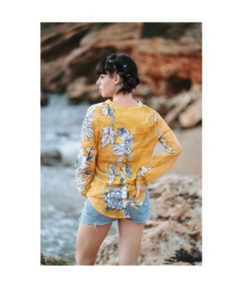 Isla Bonita Moda By SIGRIS - Camisa de Mujer Manga Larga, Elegante y Versátil