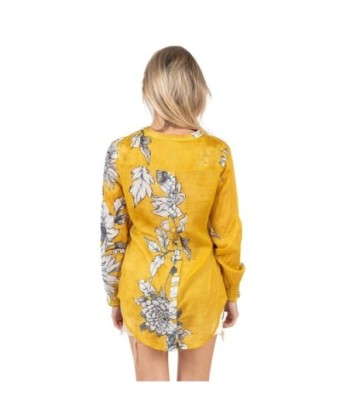 Isla Bonita Moda By SIGRIS - Camisa de Mujer Manga Larga, Elegante y Versátil