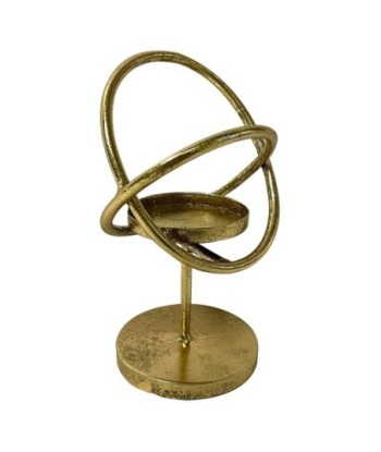 ORIGEN Home Decor Candelabro Jarrones Y Portavelas | Candelabro Dorado - 21x13x11cm