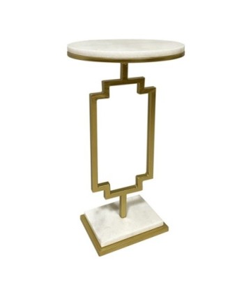 ORIGEN Home Decor Mesa Mueble Auxiliar | Mesa auxiliar Dorado - 60x30x30cm