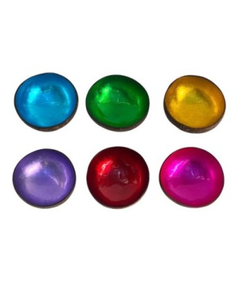 ORIGEN Home Decor Bowl 6 U Bandejas | Cuenco Bol Multicolor - 6x14x14cm