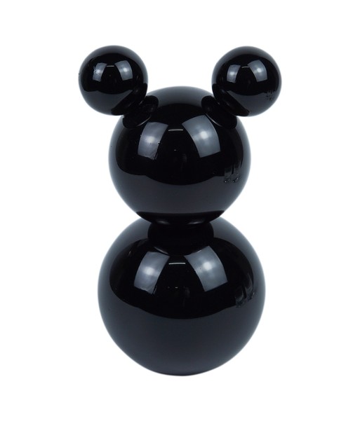 ORIGEN Home Decor Figura cristal Miniaturas | Figura de Sobremesa Negro - 18x11x9cm