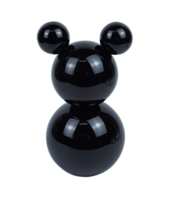 ORIGEN Home Decor Figura cristal Miniaturas | Figura de Sobremesa Negro - 14x8x8cm