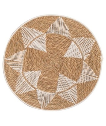 Adorno de Pared Natural de Palma y Hierba Marina para Decoración de Jardín y Hogar, Cuadro Estilo Boho, 52 cm