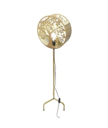 ORIGEN Home Decor Lámpara árbol de vida Lamparas | Lámpara de Pie Dorado - 130x30x12cm