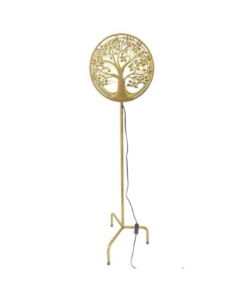 ORIGEN Home Decor Lámpara árbol de vida Lamparas | Lámpara de Pie Dorado - 130x30x12cm