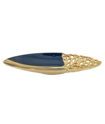 ORIGEN Home Decor Plato Jarrones Y Portavelas | Plato Negro - 6x47x16cm