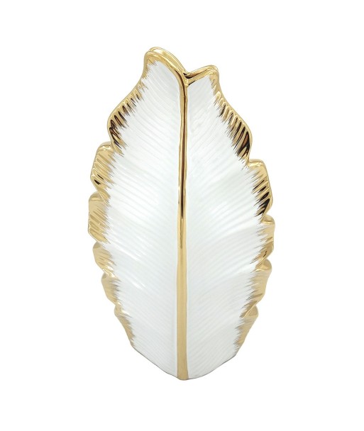 ORIGEN Home Decor Jarrón Jarrones Y Portavelas | Jarrón Blanco - 31x17x8cm