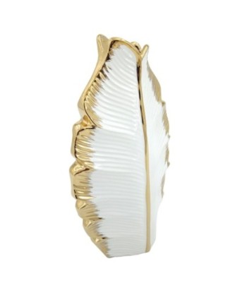 ORIGEN Home Decor Jarrón Jarrones Y Portavelas | Jarrón Blanco - 31x17x8cm