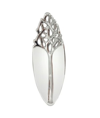 ORIGEN Home Decor Plato Jarrones Y Portavelas | Plato Plateado - 6x47x16cm
