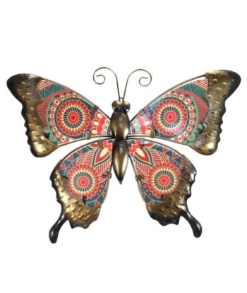 ORIGEN Home Decor Adorno Pared Mariposa Jardin | Adorno Pared Jardín Rojo - 1x23x33cm