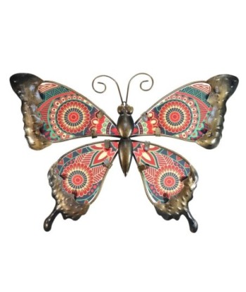 ORIGEN Home Decor Adorno Pared Mariposa Jardin | Adorno Pared Jardín Rojo - 1x19x29cm
