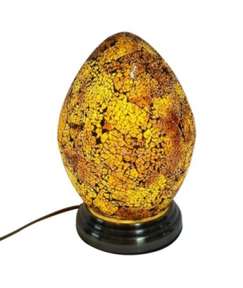 ORIGEN Home Decor Lámpara huevo sobremesa Lamparas | Lámpara de Sobremesa Amarillo - 27x20x20cm