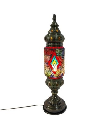 ORIGEN Home Decor Lámpara mosaico Lamparas | Lámpara de Sobremesa Negro - 42x12x12cm