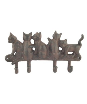 ORIGEN Home Decor Perchas gatos Percheros | Perchero Marrón - 15x27x3cm