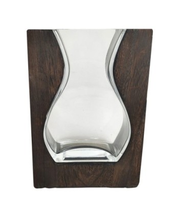 ORIGEN Home Decor Jarrón Jarrones Y Portavelas | Jarrón Transparente - 25x18x6cm
