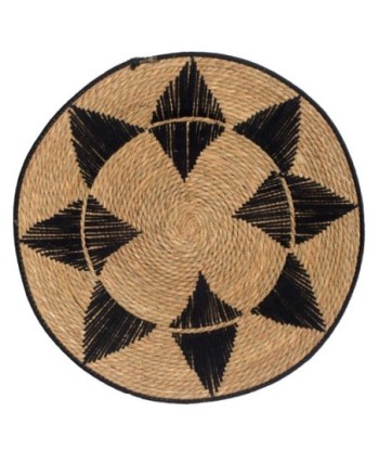 Adorno de Pared Natural de Palma y Hierba Marina para Decoración de Jardín, Estilo Boho, Cuadro Decorativo para