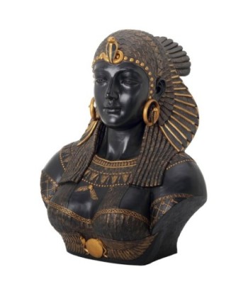 ORIGEN Home Decor Figura Cleopatra Varios | Figura Mitológica Dorado - 54x45x35cm
