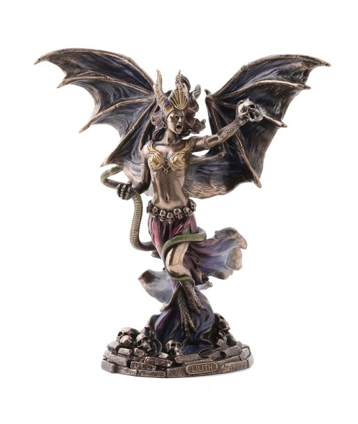ORIGEN Home Decor Figura Reina de sheba Bronce | Figura Mitológica Dorado - 24x23x11cm