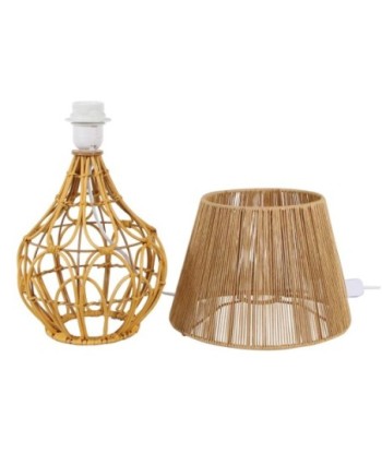 ORIGEN Home Decor Lampara sobremesa Lamparas | Lámpara de Sobremesa Marrón - 41x24x24cm