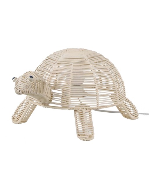ORIGEN Home Decor Lámpara tortuga Lamparas | Lámpara de Sobremesa Beige - 18x36x23cm