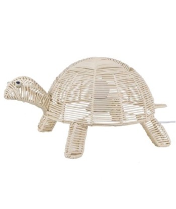 ORIGEN Home Decor Lámpara tortuga Lamparas | Lámpara de Sobremesa Beige - 18x36x23cm