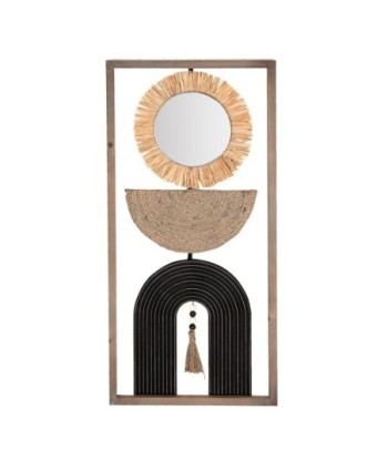 ORIGEN Home Decor Cuado Pared Placas De Madera | Placa de Madera Marrón - 70x34x3cm