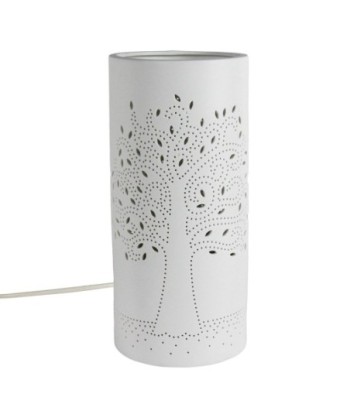 ORIGEN Home Decor Lampara sobremesa Lamparas | Lámpara de Sobremesa Blanco - 28x13x13cm