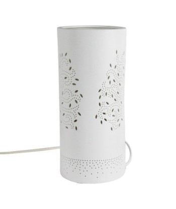 ORIGEN Home Decor Lampara sobremesa Lamparas | Lámpara de Sobremesa Blanco - 28x13x13cm