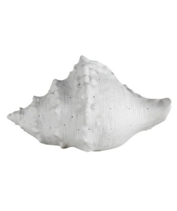 ORIGEN Home Decor Lámpara concha sobremesa Lamparas | Lámpara de Sobremesa Blanco - 16x29x17cm