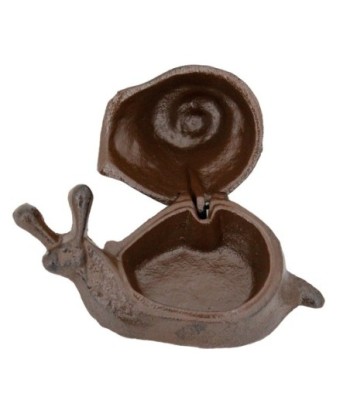 ORIGEN Home Decor Figura Caracol Animales | Figura de Animal Marrón - 7x15x7cm