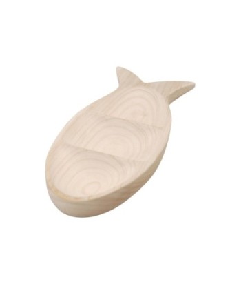 ORIGEN Home Decor Cuenco forma de pez Bandejas | Cuenco Bol Beige - 6x45x18cm