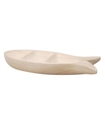 ORIGEN Home Decor Cuenco forma de pez Bandejas | Cuenco Bol Beige - 6x45x18cm
