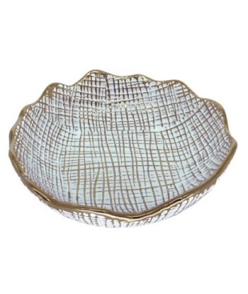ORIGEN Home Decor Bandeja vaciabolsillos Jarrones Y Portavelas | Bandeja Blanco - 6x20x20cm