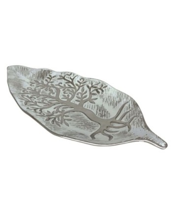 ORIGEN Home Decor Bandeja Vaciabolsillos Árbol Jarrones Y Portavelas | Bandeja de Decoración Gris - 14x44x20cm